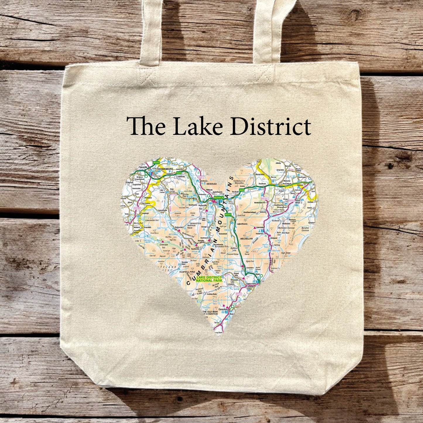 Bespoke Map Tote Bag