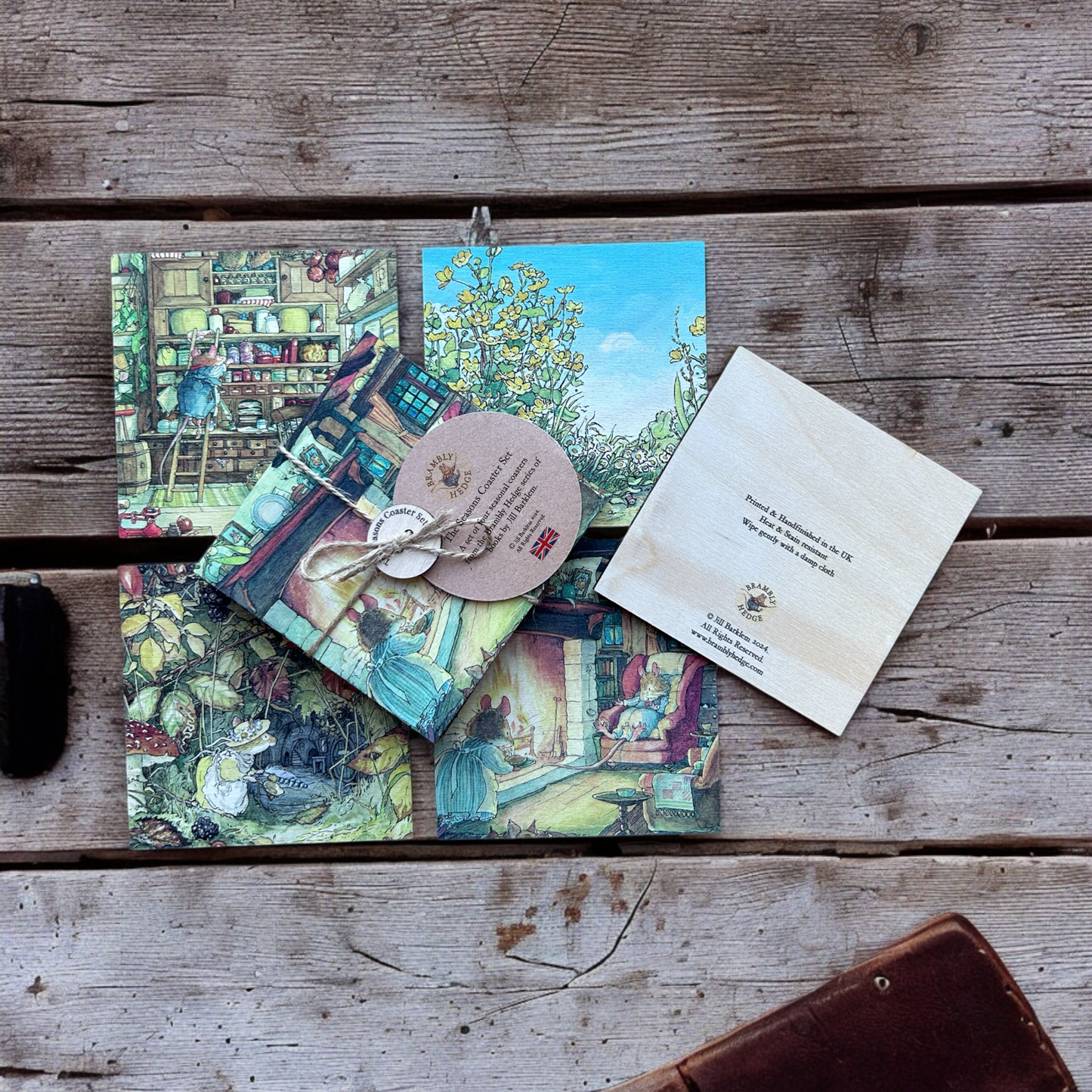 Brambly Hedge The Seasons Coasters - Set or Individual