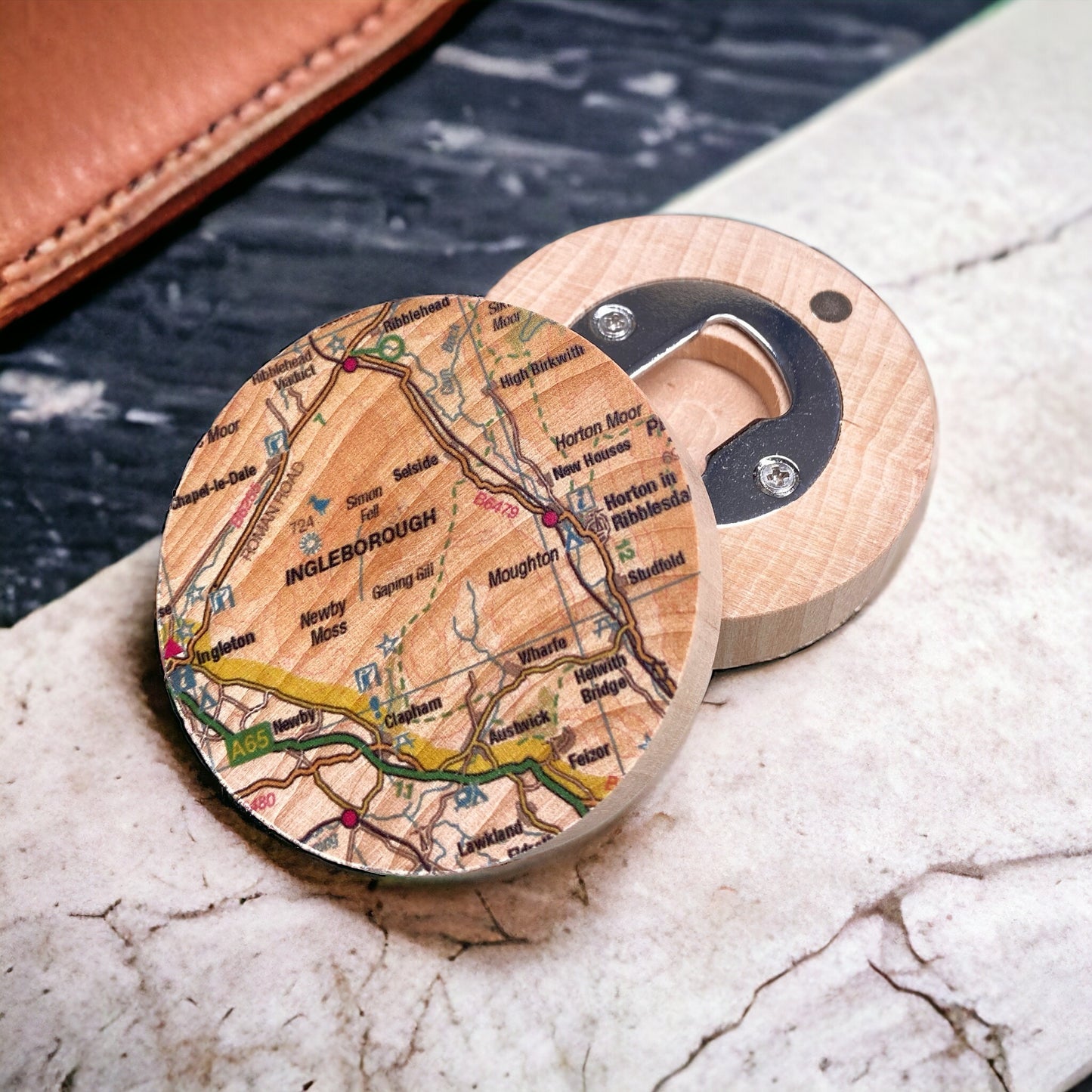 Wooden Magnetic Bottle Opener