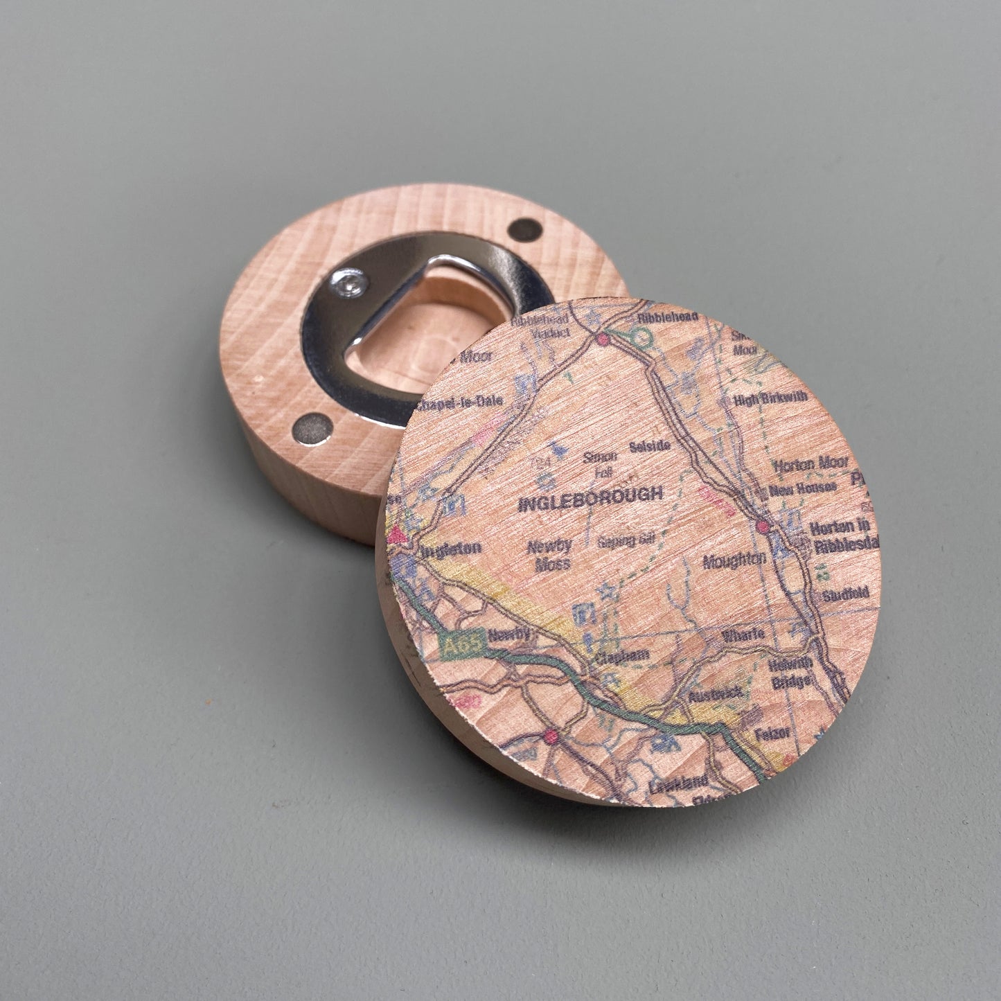 Wooden Magnetic Bottle Opener