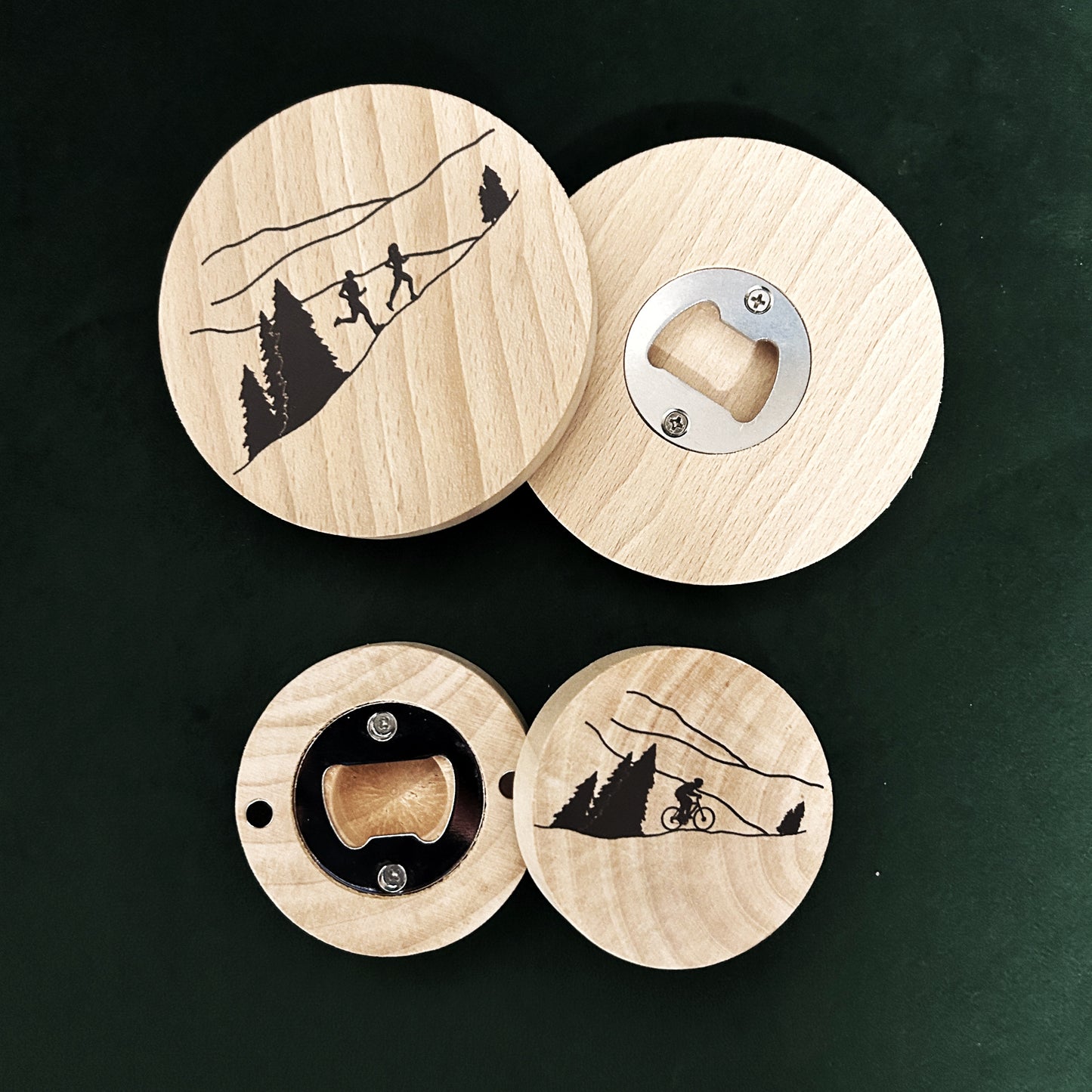 Wooden Magnetic Bottle Opener