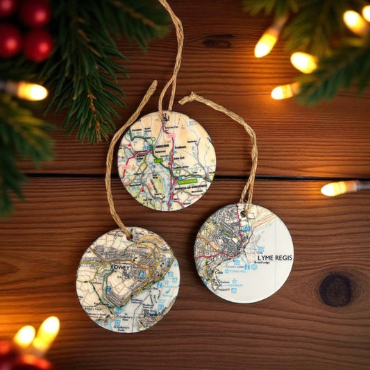 Round Ceramic Baubles