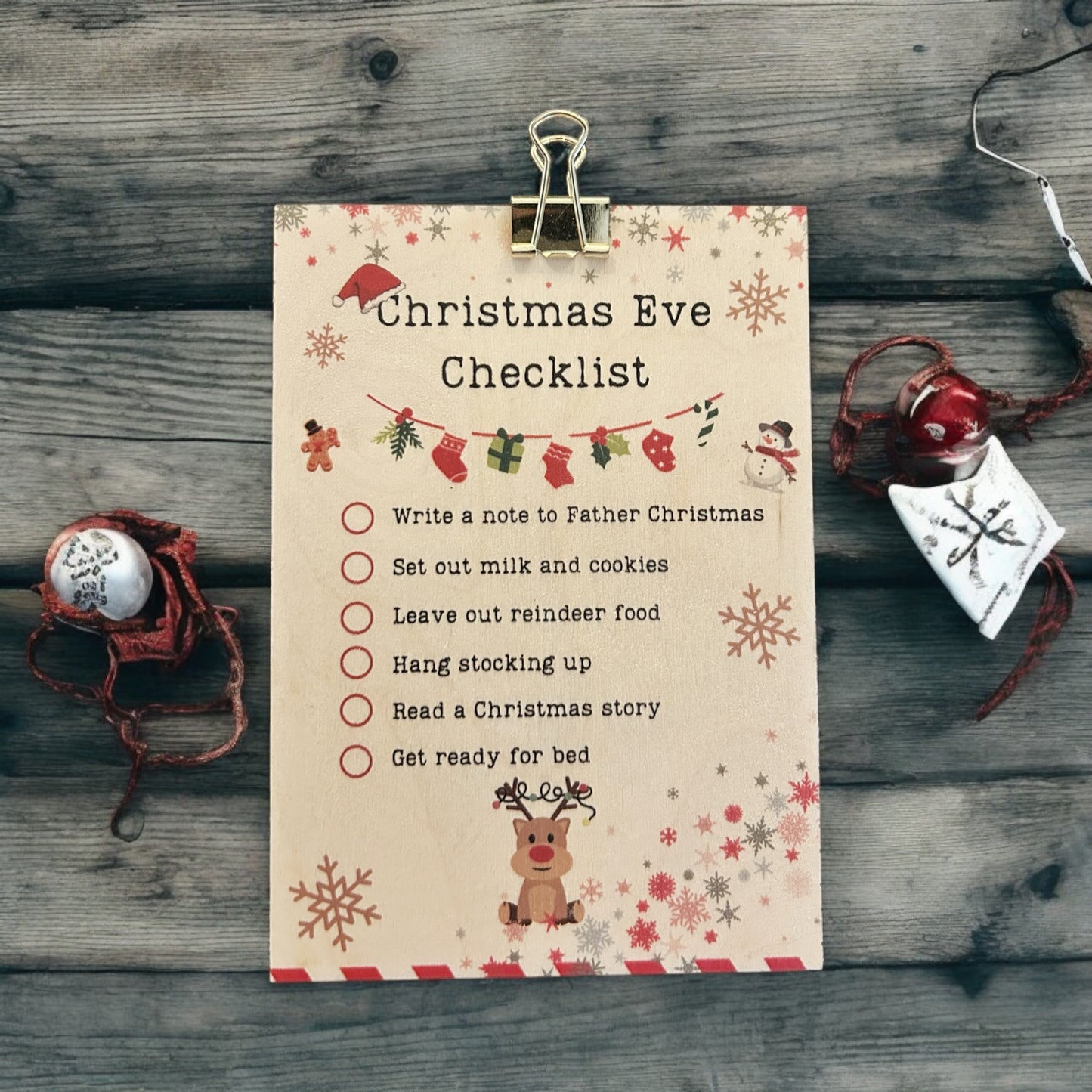 Christmas Eve Checklist