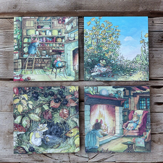 Brambly Hedge The Seasons Coasters - Set or Individual